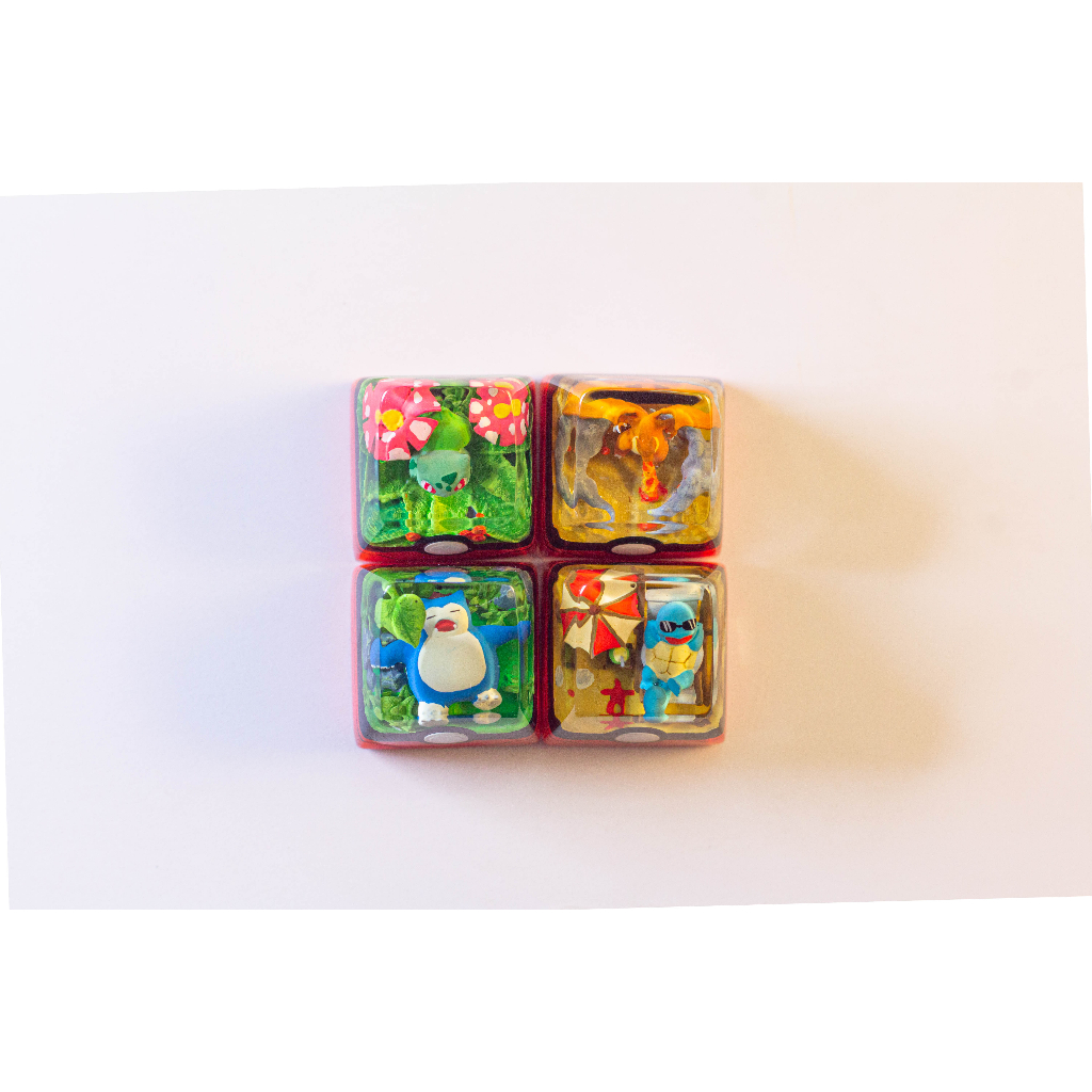 Nút bàn phím cơ . keycap resin artisan pokemon