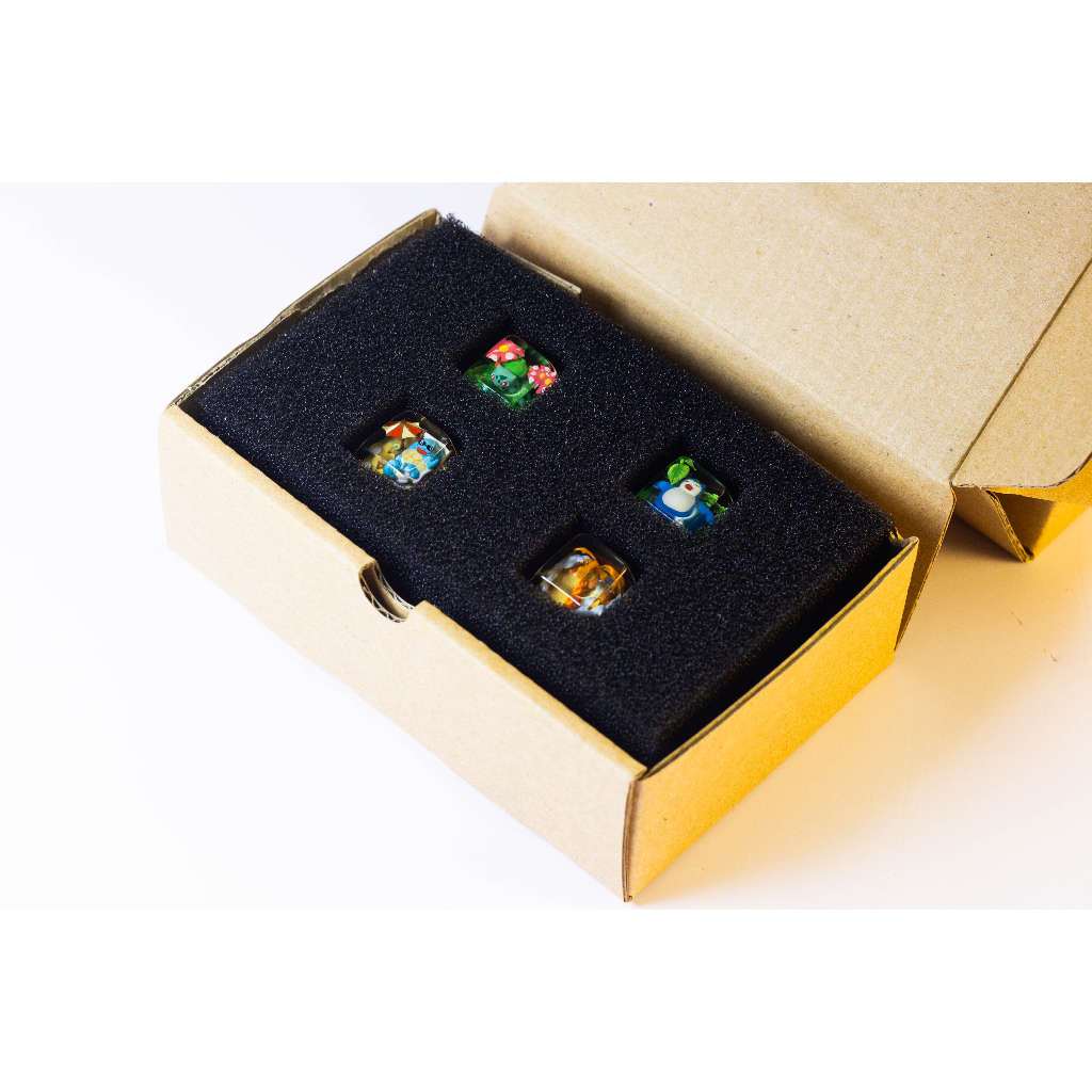 Nút bàn phím cơ . keycap resin artisan pokemon