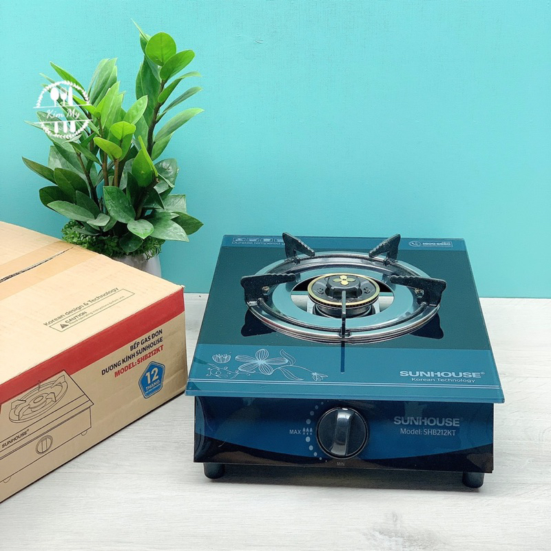 BẾP GAS ĐƠN KÍNH SUNHOUSE SHB212KT - DÙNG CHO BÌNH GAS LỚN
