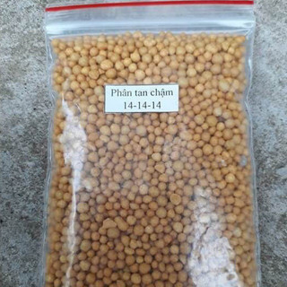 Phân bón tan chậm hạt vàng 14-14-14 nhập khẩu Thái Lan gói 100g