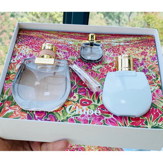 Nước hoa nữ gift set chloe nomade for women 75ml edp + 5ml edp + body lotion 100ml