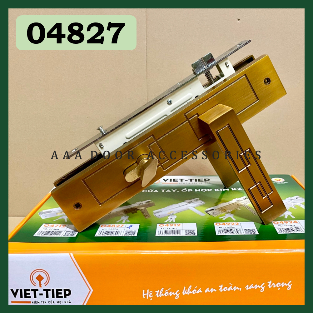 Khoá tay gạt cửa đi Việt Tiệp 04827 chính hãng Bảo hành 3 năm