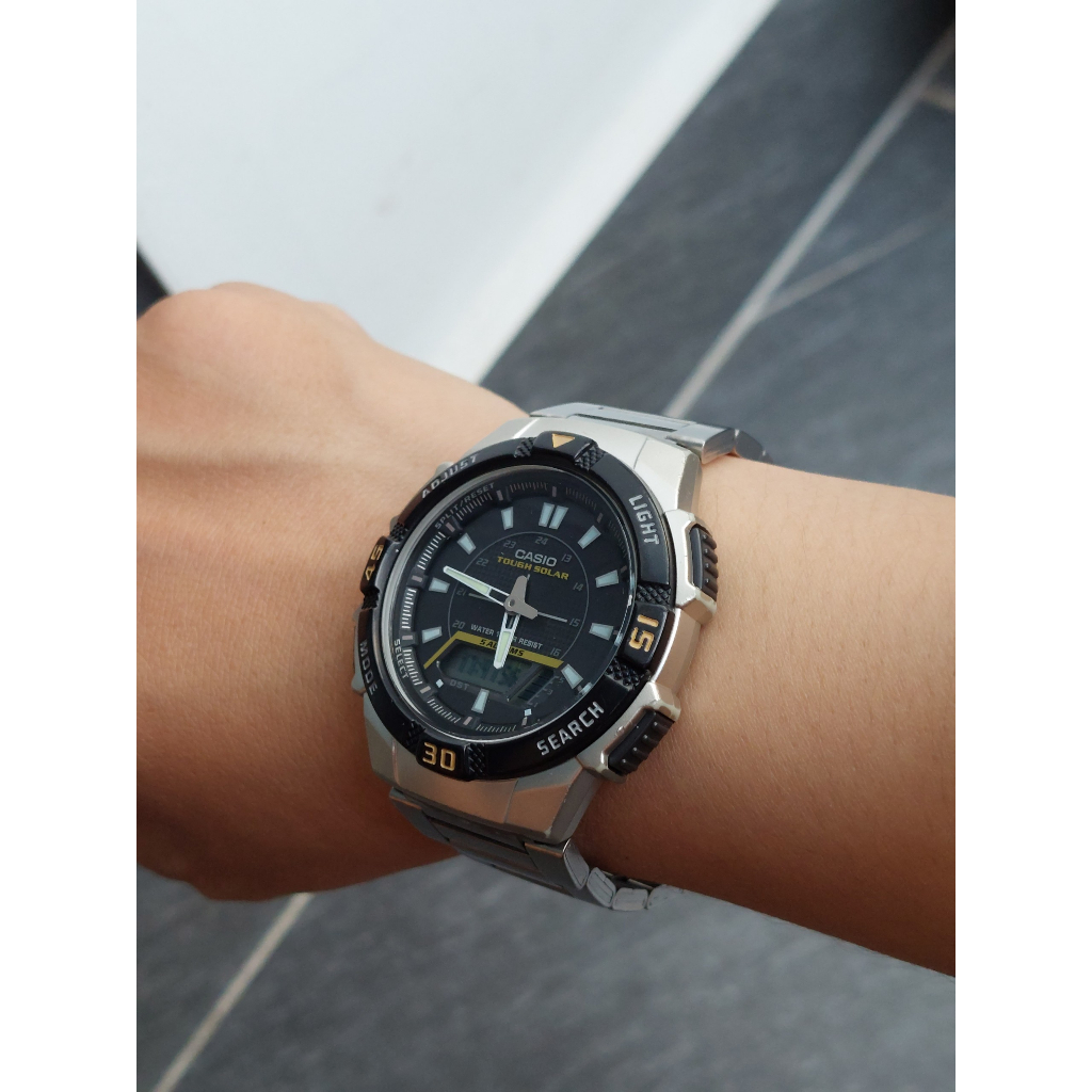 Đồng hồ nam Casio.S800W chạy pin năng lượng hàng Si