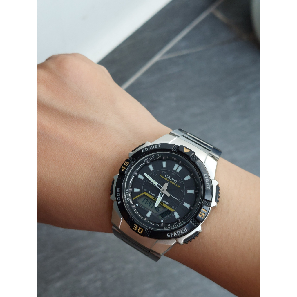 Đồng hồ nam Casio.S800W chạy pin năng lượng hàng Si