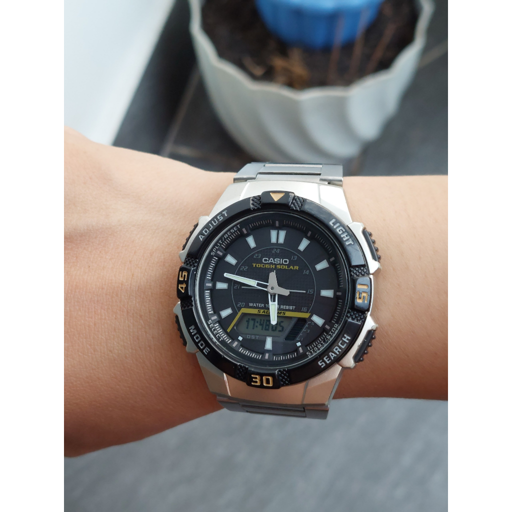 Đồng hồ nam Casio.S800W chạy pin năng lượng hàng Si