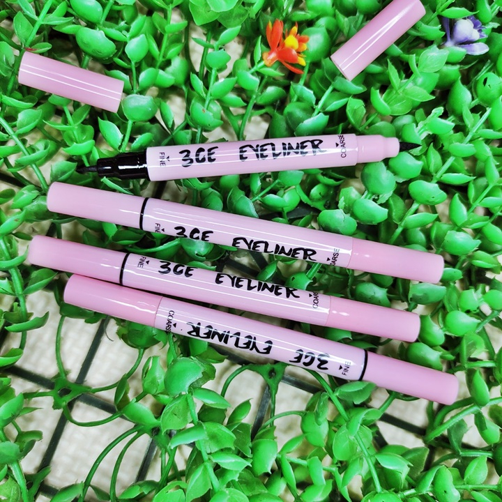 Bút kẻ mắt 2 đầu Eyeliner hồng chống nước, nhanh khô, sắc nét – SA731