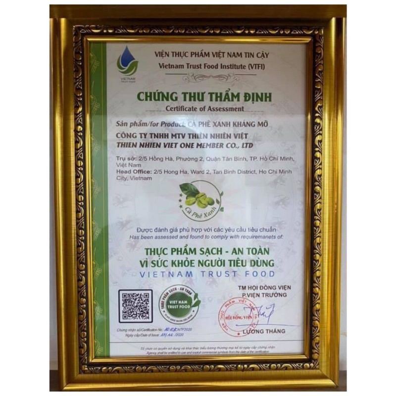 Giảm Cân Cà Phê Xanh Hộp 30 Gói