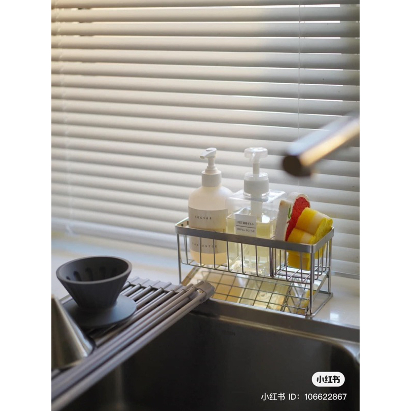 Kệ đựng đồ rửa bát Inox 304 kèm khay hứng thông minh ❤️