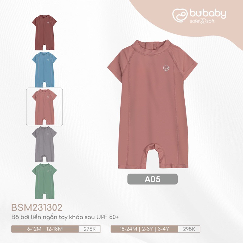 Bộ đồ bơi liền thân và 2 mảnh bé trai bé gái Bu Baby