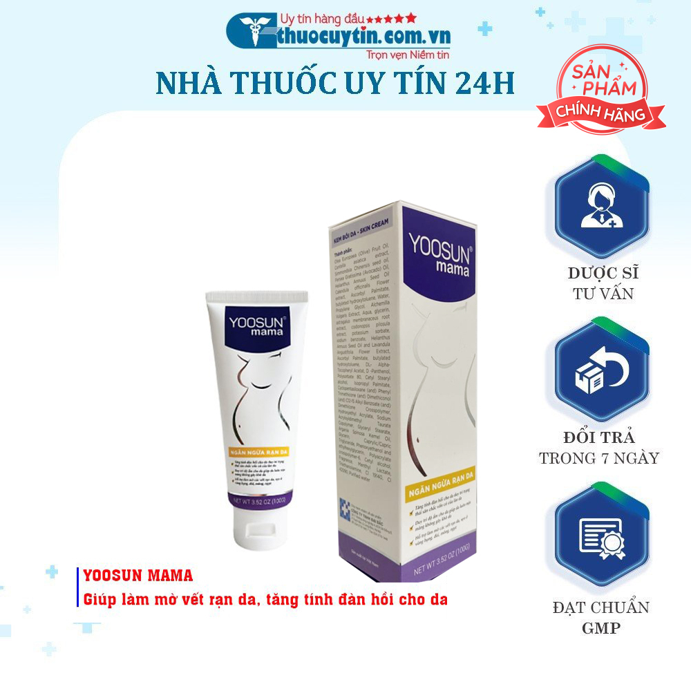 Kem Yoosun Mama ngăn ngừa rạn da phục hồi vết rạn phục hồi da dưỡng ẩm làm mềm da chính hãng - tuyt 100mg