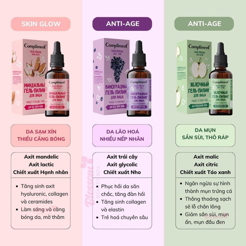 Tẩy Da Chết Hoá Học Peel Da Compliment