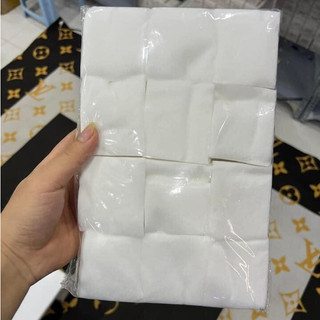 Bông tẩy trang 1200 miếng cắt sẵn 6x7cm