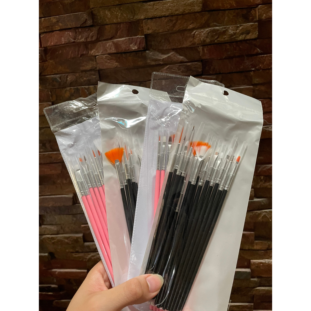 Bộ Cọ 15 Chiếc Trang Trí Móng Tay Chuyên Nghiệp - Set Cọ 15 Chiếc Chuyên Dụng Ngành Nail