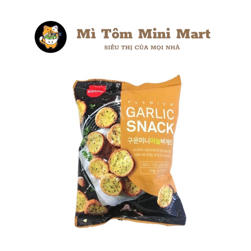 Bánh Mì Bơ Tỏi Hàn Quốc Garlic Snack 120g