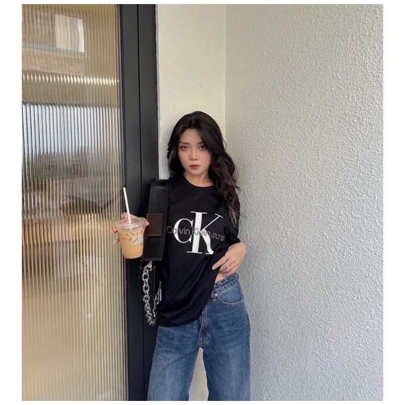 Áo Thun Calvin Klein big logo fulltag