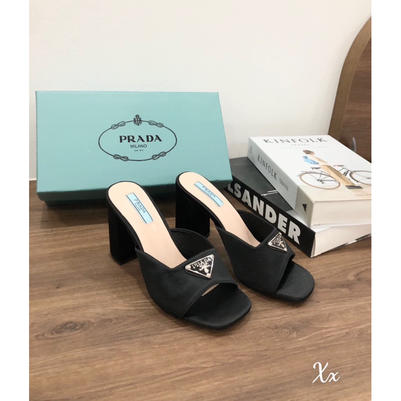 Guốc Prada Trắng Đen Full Size 35-39  -  By Anh Dinh Phuong