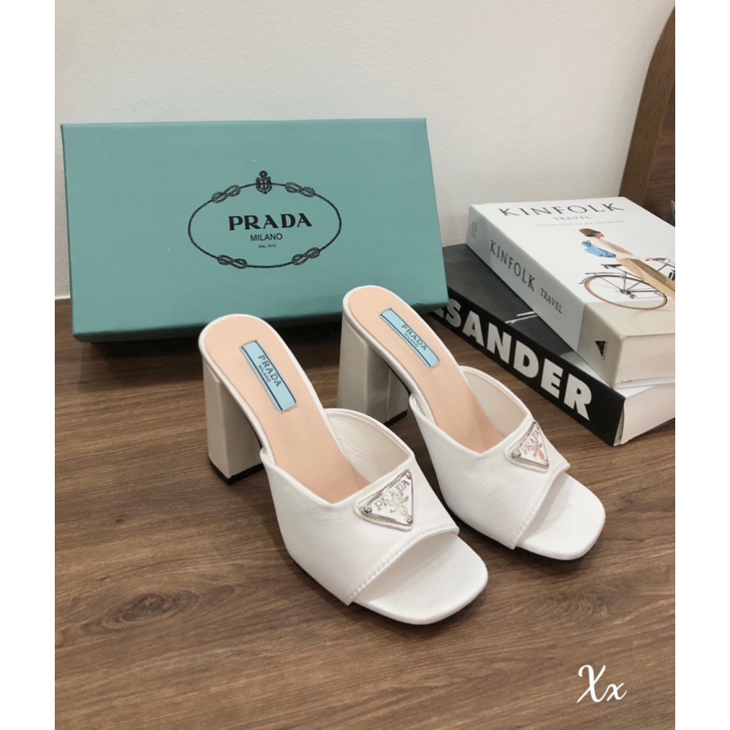 Guốc Prada Trắng Đen Full Size 35-39  -  By Anh Dinh Phuong