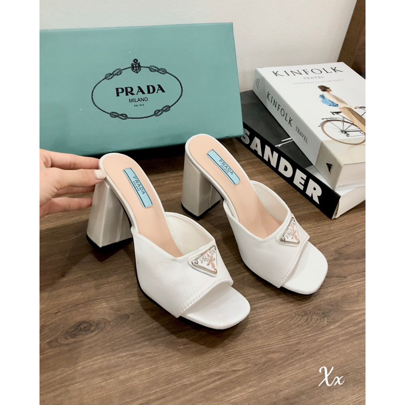 Guốc Prada Trắng Đen Full Size 35-39  -  By Anh Dinh Phuong