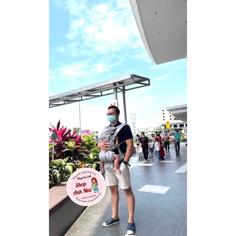 Địu trợ lực #𝐄𝐫𝐠𝐨𝐛𝐚𝐛𝐲_𝐎𝐦𝐧𝐢_𝟑𝟔𝟎 Màu 𝒫𝑒𝒶𝓇𝓁_𝒢𝓇𝑒𝓎