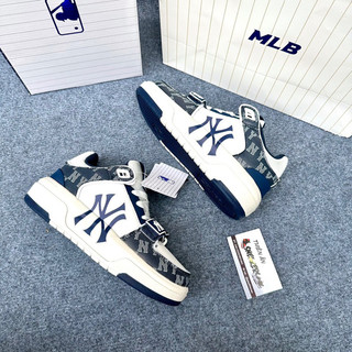 GIÀY Sneaker M.l.b liner ny xanh bò cao cấp+ tặng kèm box bv
