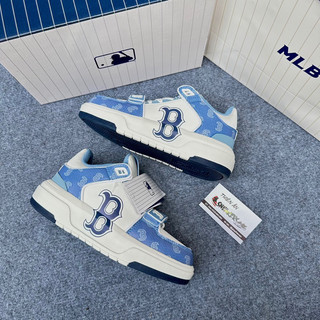 Giày sneaker m.l.b liner chữ b xanh cao cấp 2023 + tặng kèm box bv