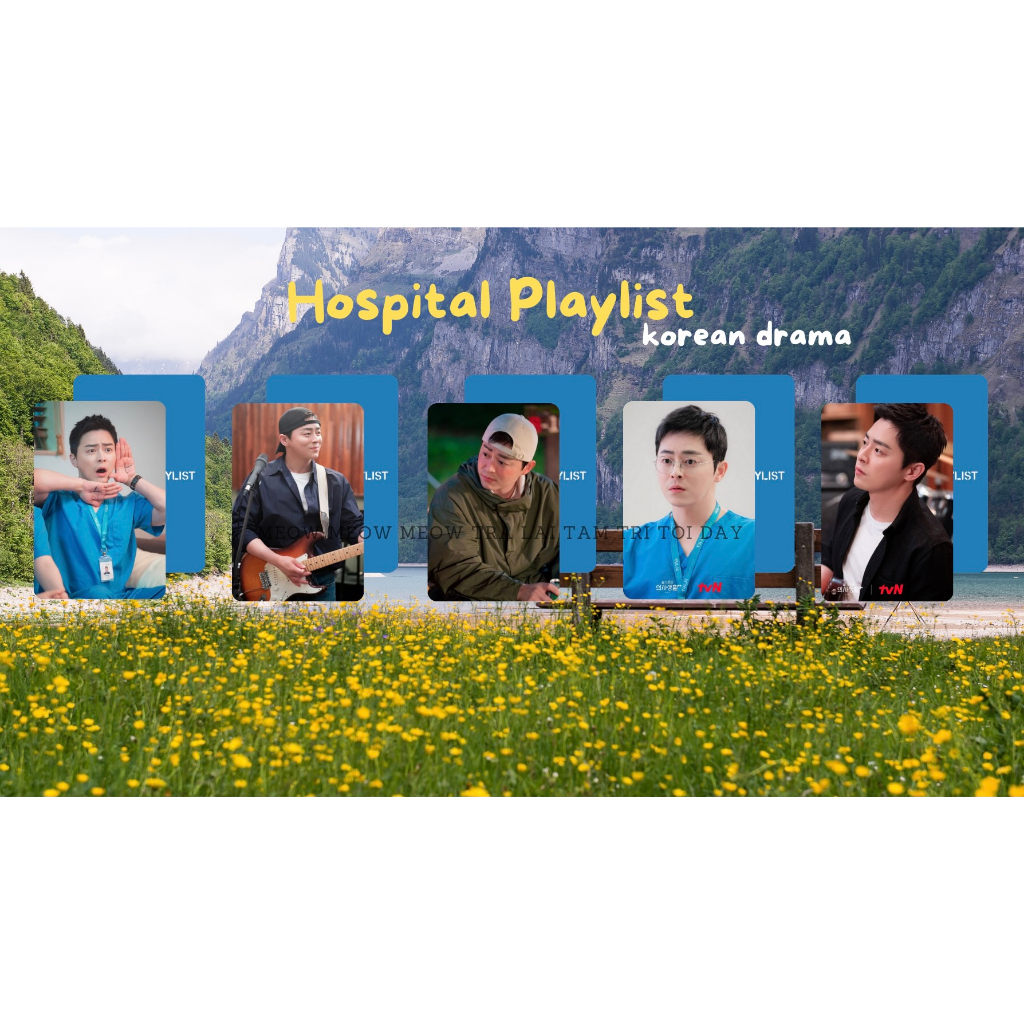 Set card bo góc phim "Những bác sĩ tài hoa"_Hospital Playlist