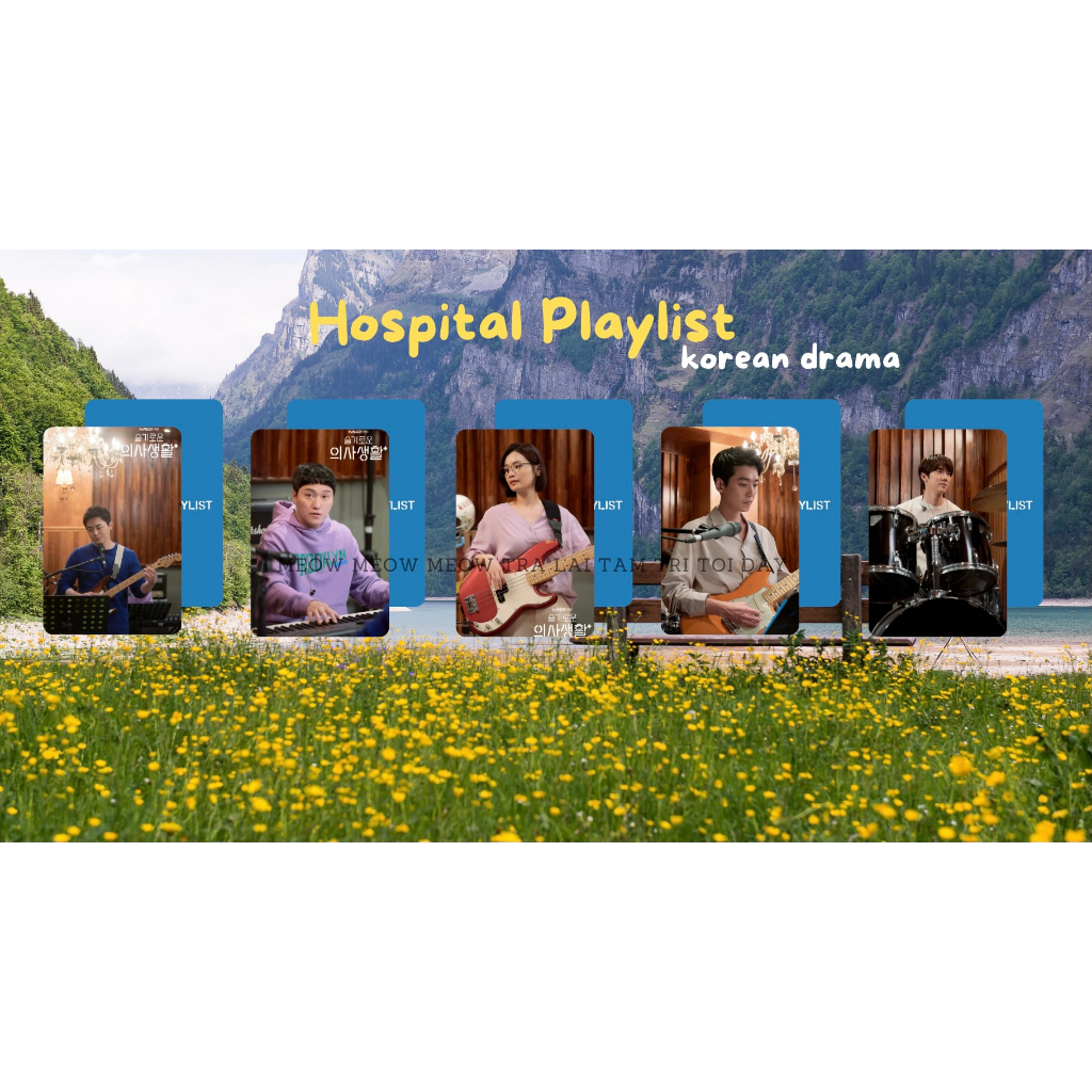 Set card bo góc phim "Những bác sĩ tài hoa"_Hospital Playlist