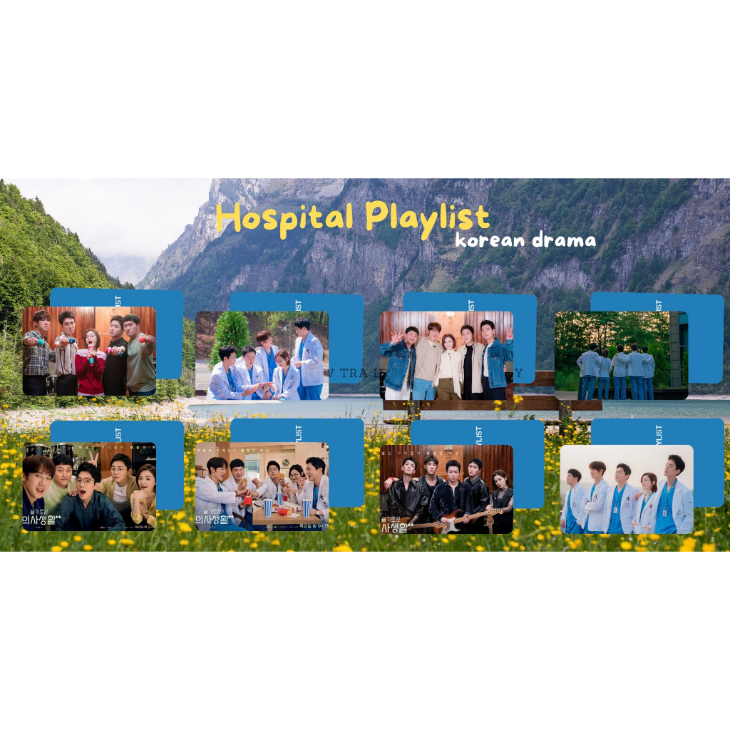 Set card bo góc phim "Những bác sĩ tài hoa"_Hospital Playlist