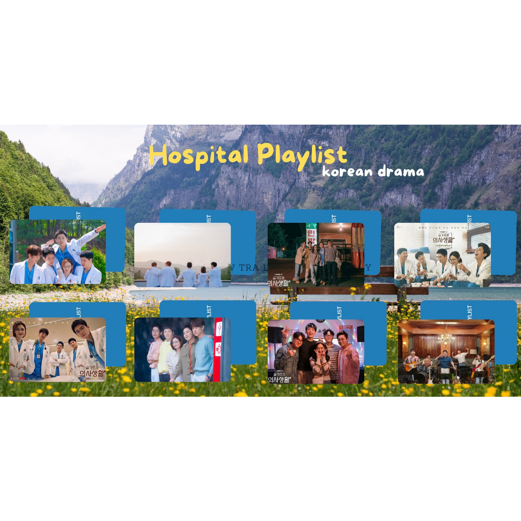 Set card bo góc phim "Những bác sĩ tài hoa"_Hospital Playlist