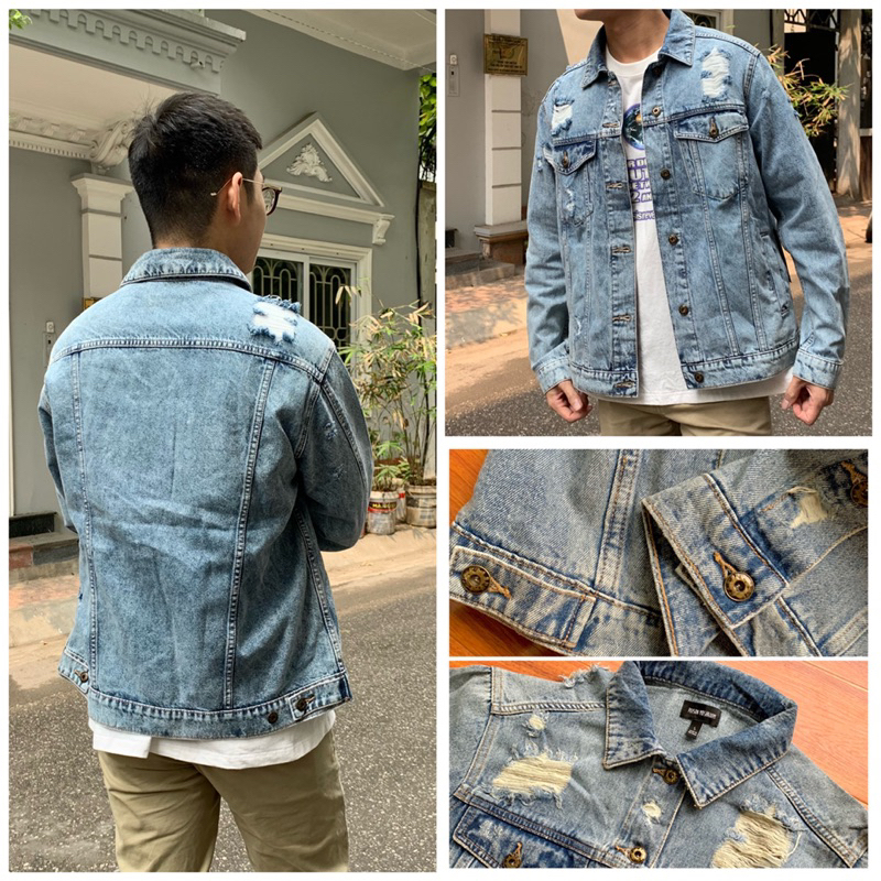 Áo khoác bò Denim Jacket Poison Mushroom