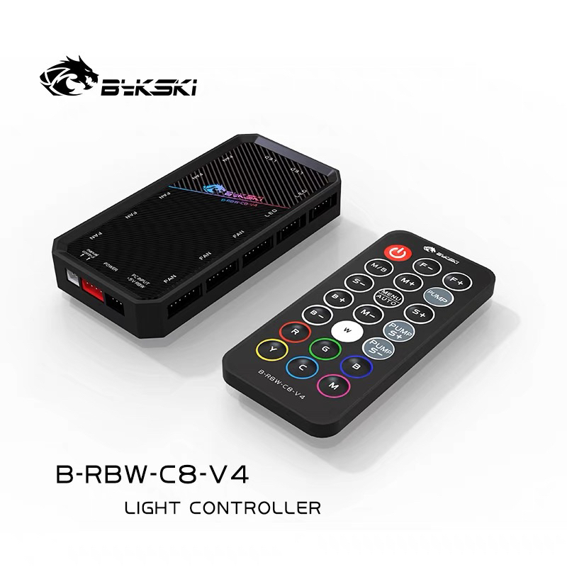 Hub FAN/LED 5v ARGB | BYKSKI | B-RBW-C8-V4