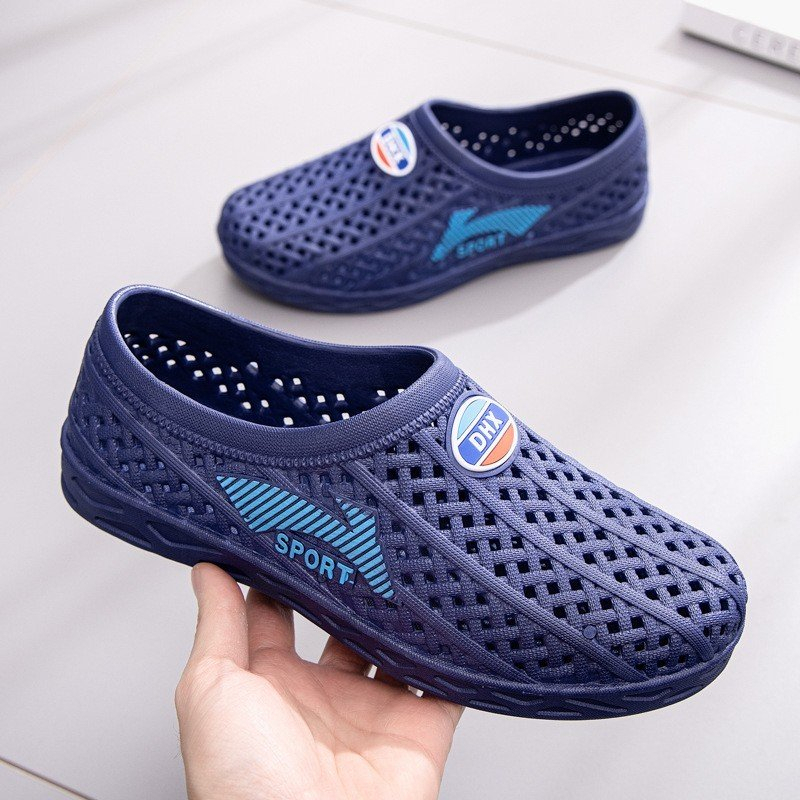 Sỉ Giày Casu cao su non mẫu mới kháng nước, chống trơn dành cho nam màu xanh navy mã CSN4
