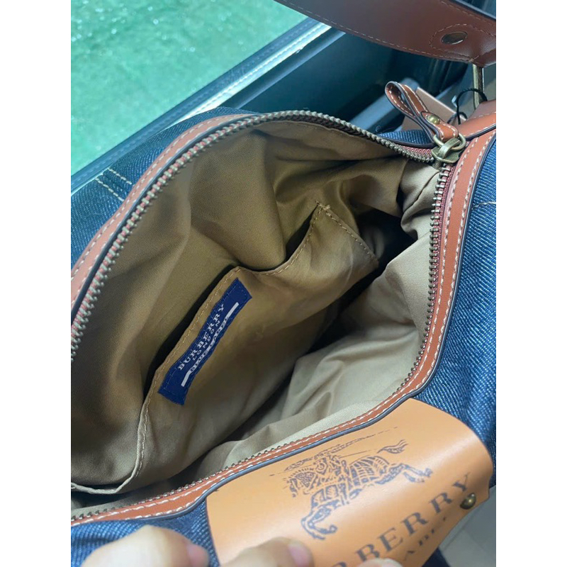 TÚI BURB€RRY HOBO CHẤT DENIM