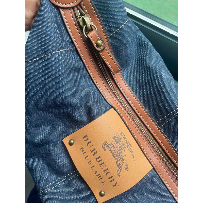 TÚI BURB€RRY HOBO CHẤT DENIM