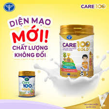 Sữa bột Care 100 Gold 900g Date mới)