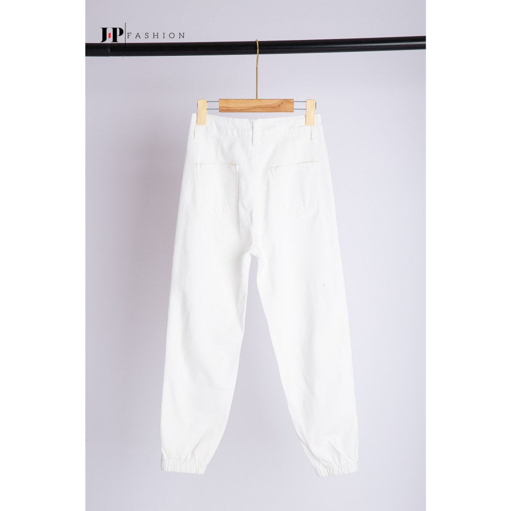 Thanh lý quần jeans trắng joggers JP FASHION new tag