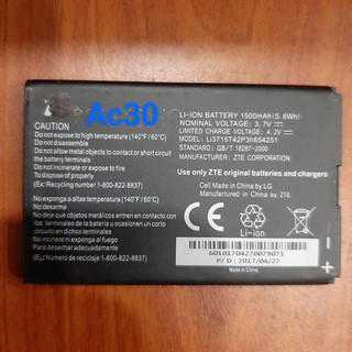 Pin ZTE AC30 Wifi