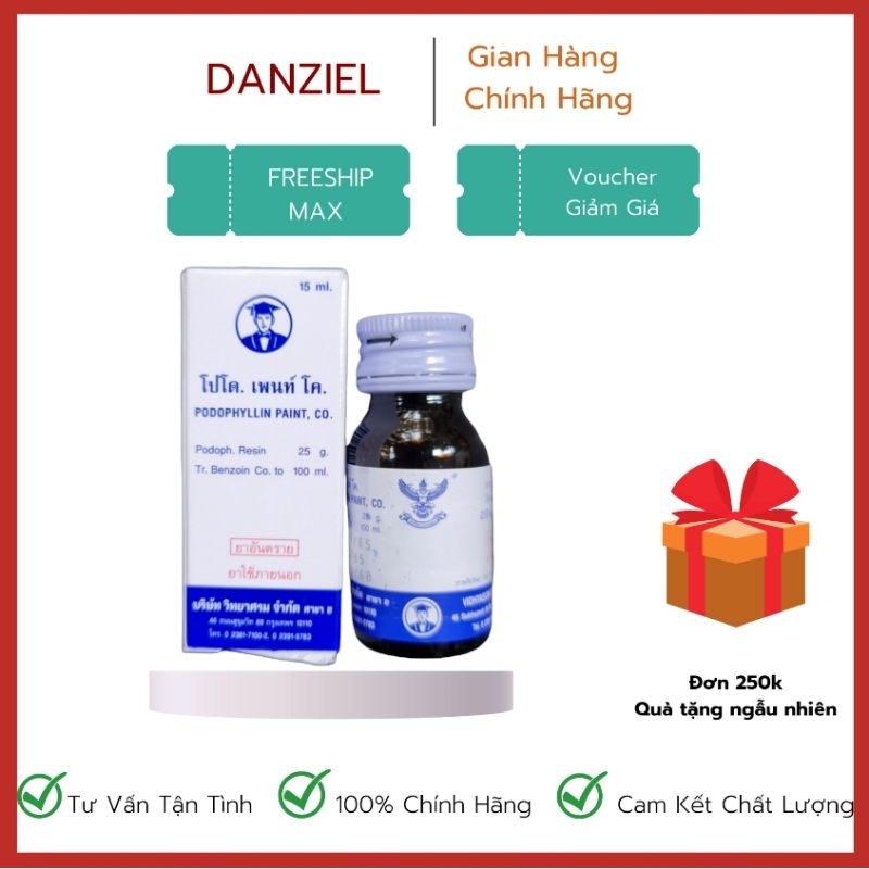 dung dịch Podophyllin 25% Thái Lan