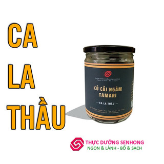 Ca la thầu - củ cải ngâm tương lâu năm - thực dưỡng sen hồng