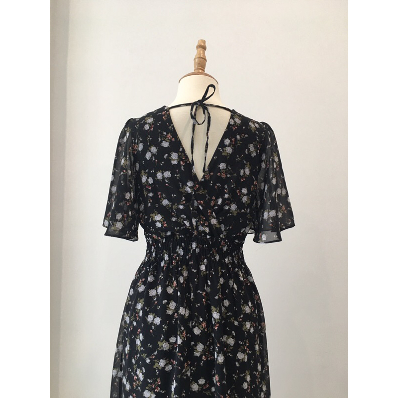 Đầm maxi vintage 2nd Hàn Quốc