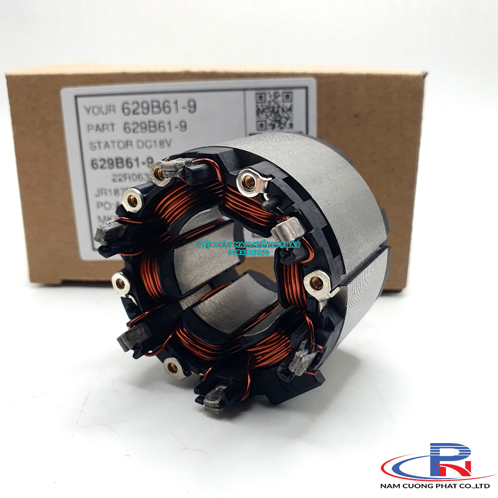 Stator máy mài góc dùng pin 18v Makita DGA404 DGA405 DGA406 DGA408 629B61-9