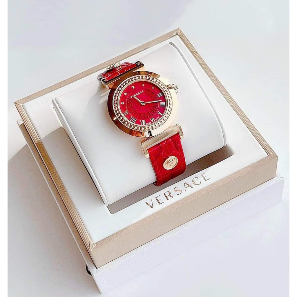 Ver.sace Vanity Đồng Hồ Nữ Thời Trang,Size:34mm,Kính Sapphire,Full Box Hãng Thời Thượng,Đẳng Cấp