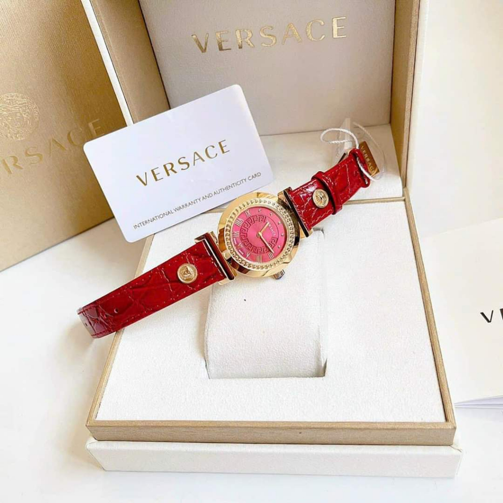 Ver.sace Vanity Đồng Hồ Nữ Thời Trang,Size:34mm,Kính Sapphire,Full Box Hãng Thời Thượng,Đẳng Cấp
