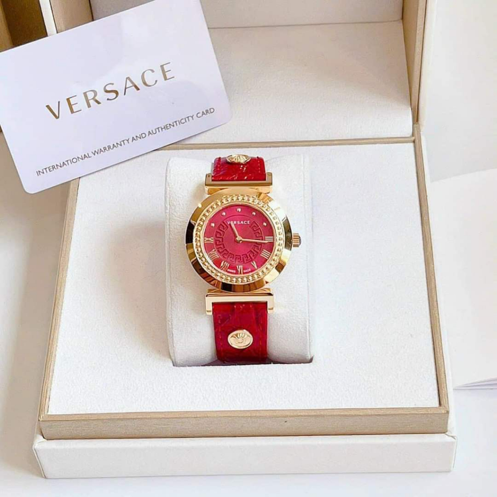 Ver.sace Vanity Đồng Hồ Nữ Thời Trang,Size:34mm,Kính Sapphire,Full Box Hãng Thời Thượng,Đẳng Cấp