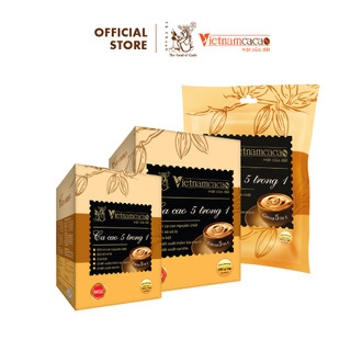 [HCM]Bột sô cô la uống liền 5in1 - 160g - 250g - 320g - Vinacacao