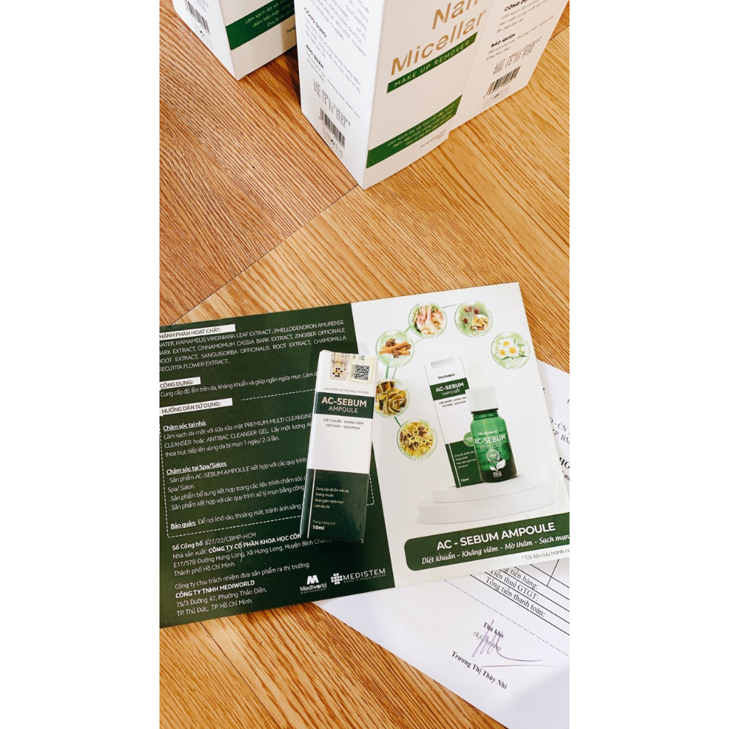 Serum hỗ trợ chăm sóc và ngăn ngừa mụn AC - Sebum Ampoule Mediworld