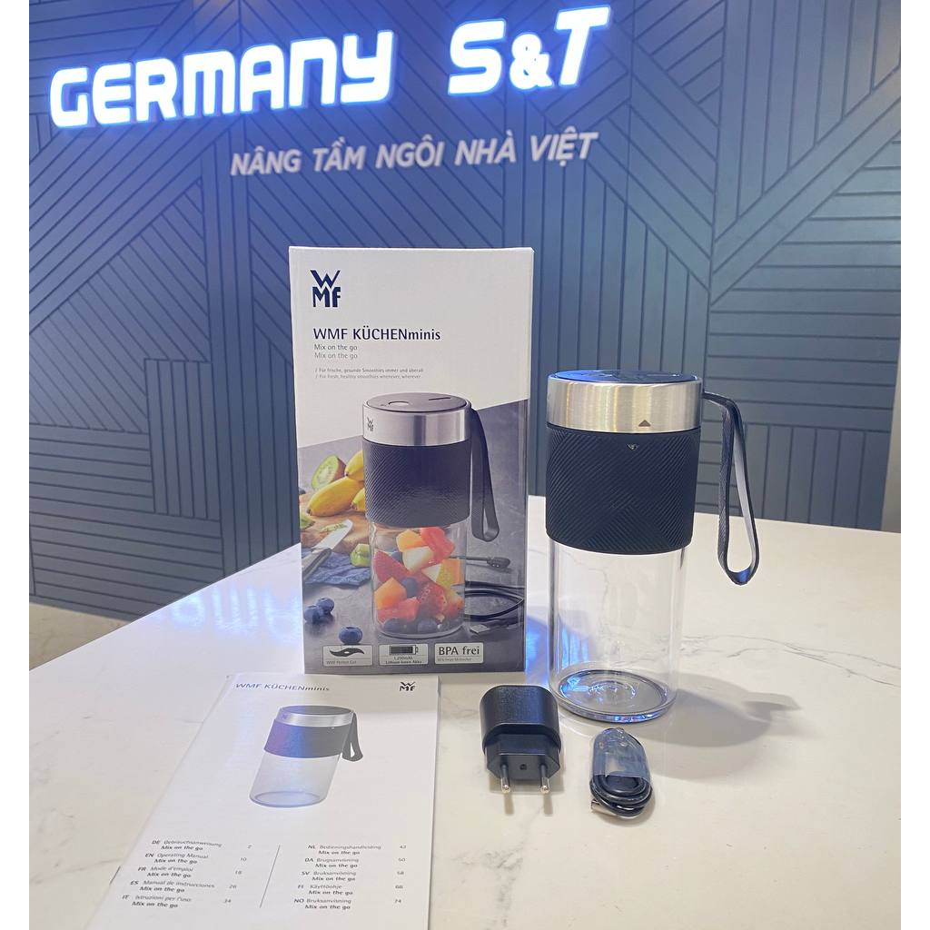 Máy Xay Sinh Tố WMF Küchenminis Mix On The Go Nội Địa Đức Cao Cấp | GermanySnT 400022