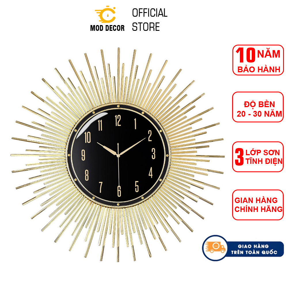 Đồng hồ treo tường trang trí cao cấp MOD Decor, Lianzhang JJT mã 19031