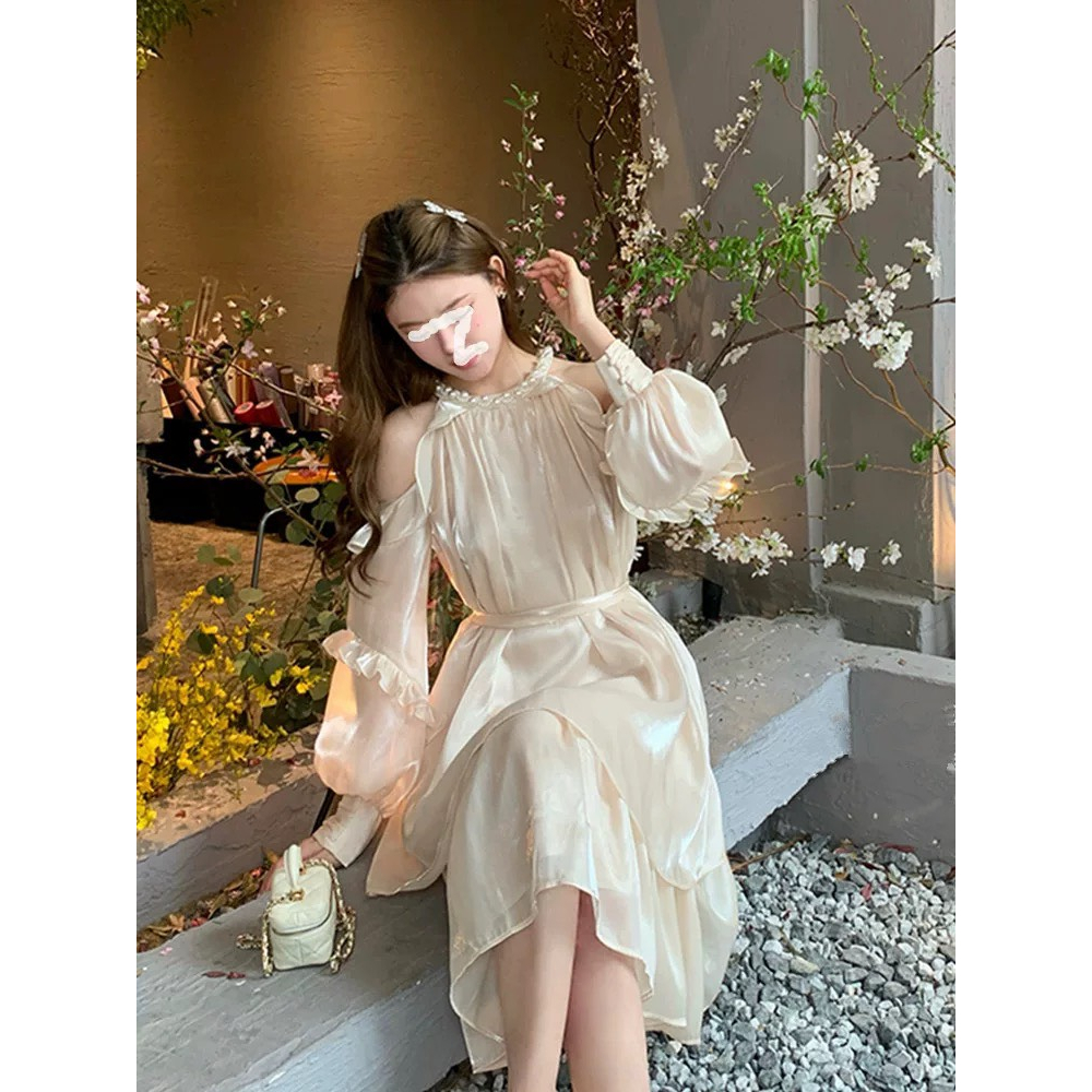 Váy tiểu thư cao cấp tơ Organza sang chảnh - KV20 - Janna house