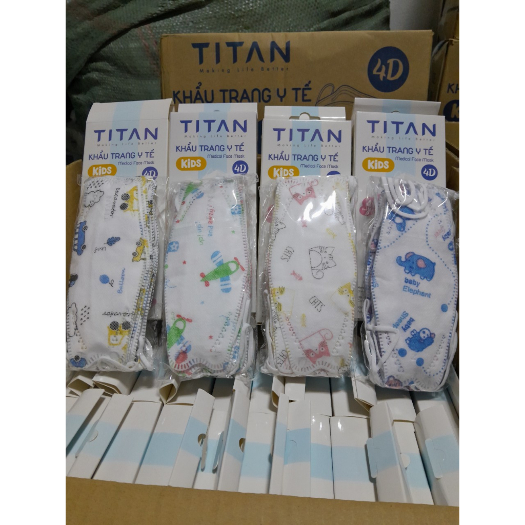 THÙNG 300 Cái Khẩu Trang Trẻ Em KF94 Chuẩn ISO - Khẩu Trang Em Bé